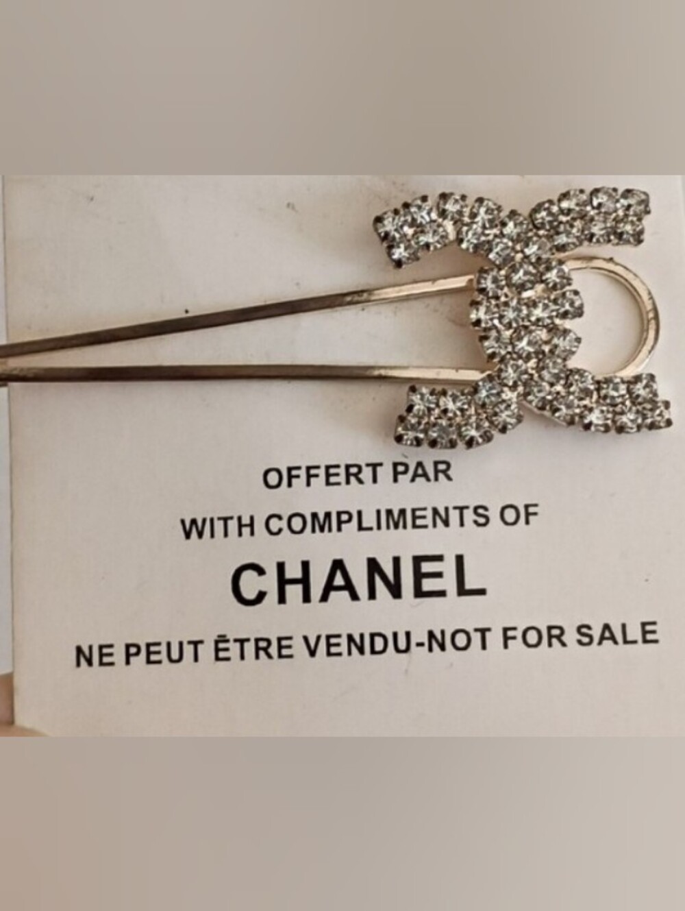 Chanel Swarovski Crystal Barrette (only 1)
